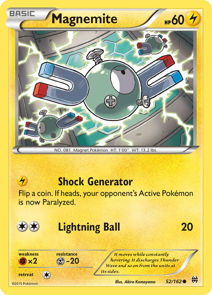 Magnemite, kortbilde fra pokemontcg.io