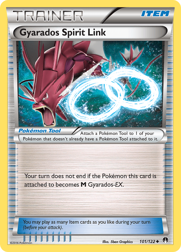 Gyarados Spirit Link, kortbilde fra pokemontcg.io