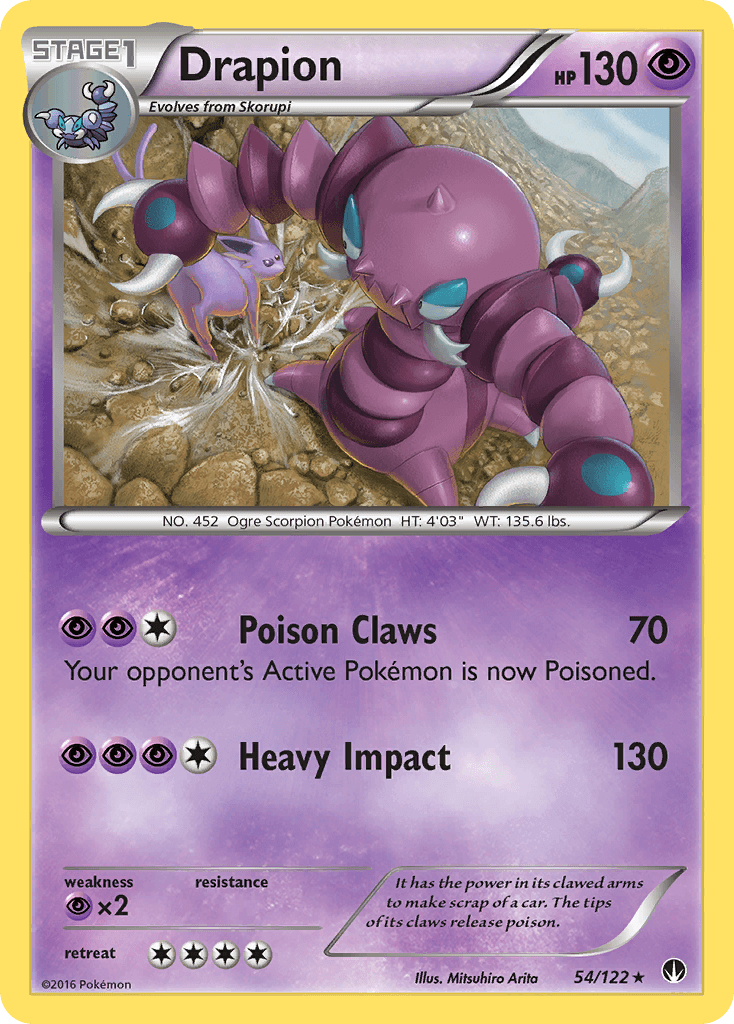 Drapion, kortbilde fra pokemontcg.io