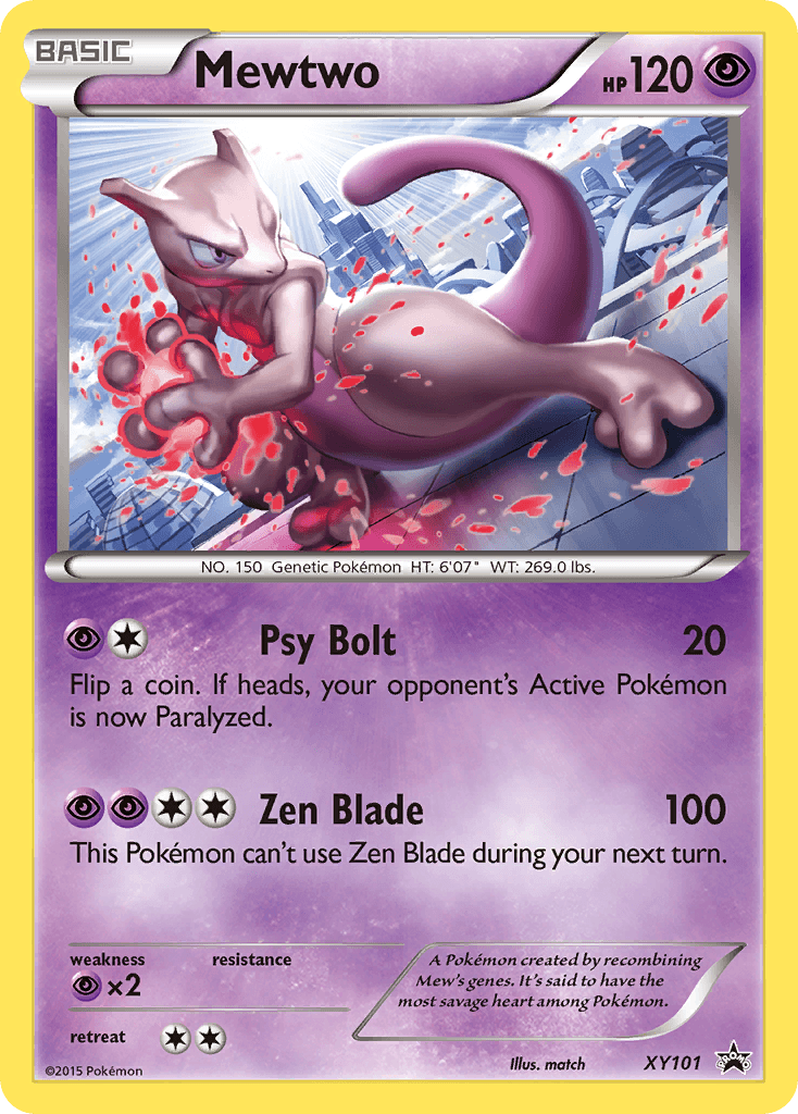 Mewtwo, kortbilde fra pokemontcg.io