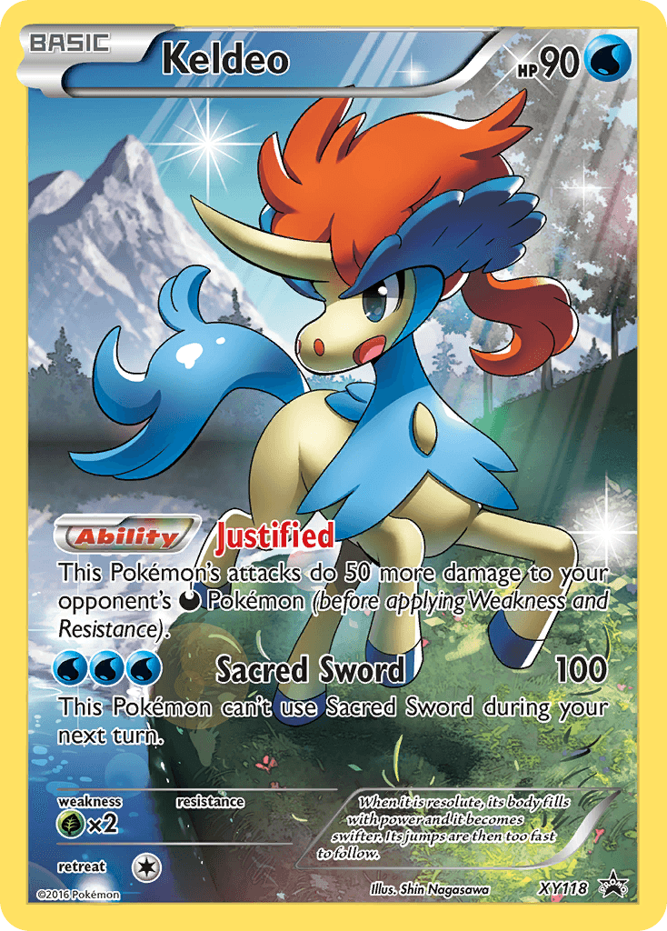 Keldeo, kortbilde fra pokemontcg.io