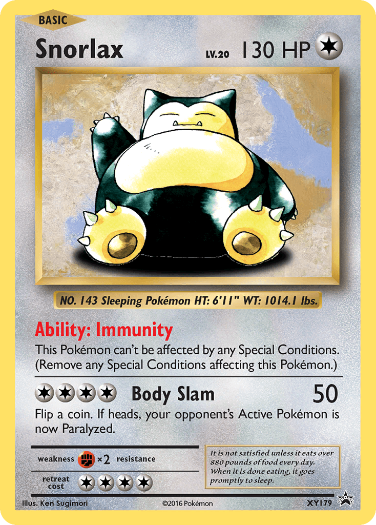 Snorlax, kortbilde fra pokemontcg.io
