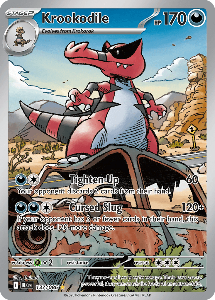 Krookodile, kortbilde fra pokemontcg.io