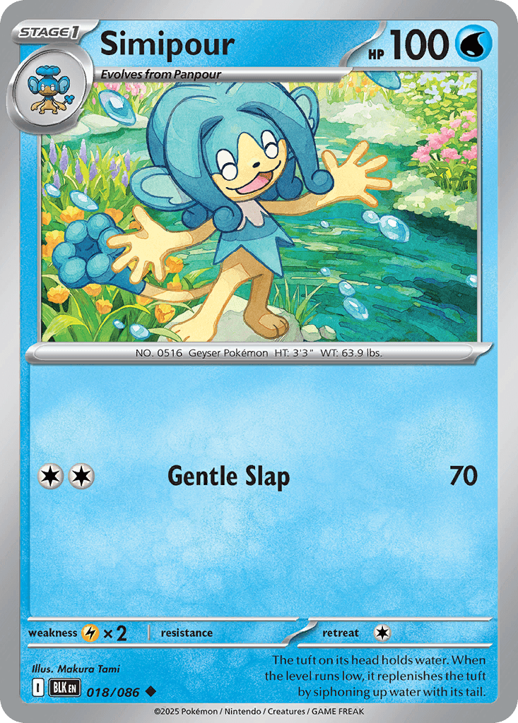 Simipour, kortbilde fra pokemontcg.io