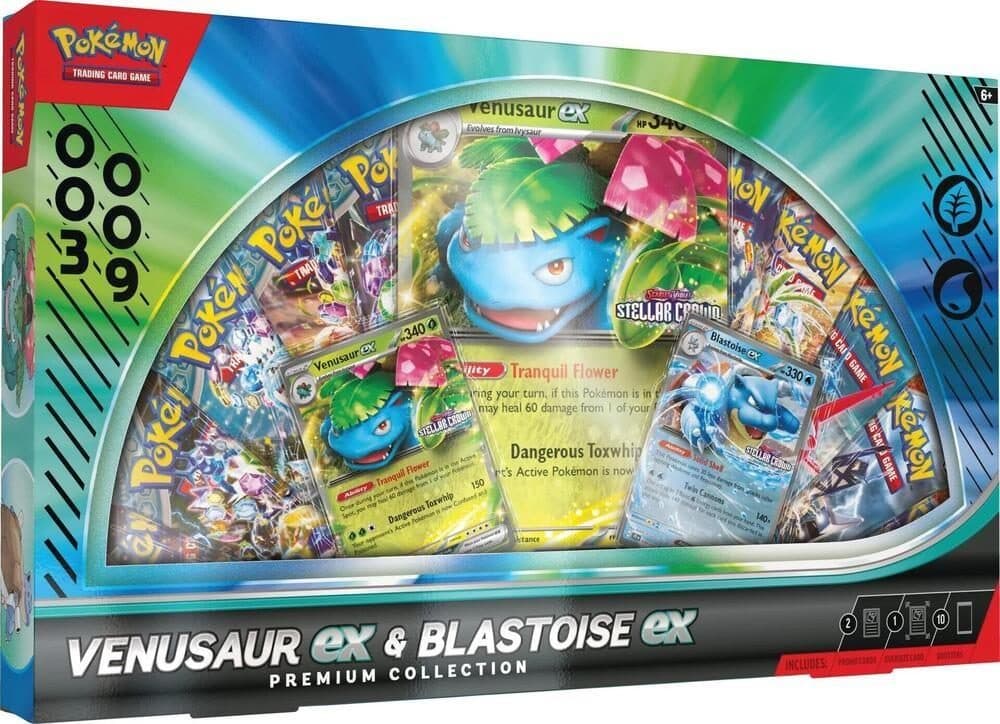 Venusaur ex & Blastoise ex Premium Collection, produktfoto