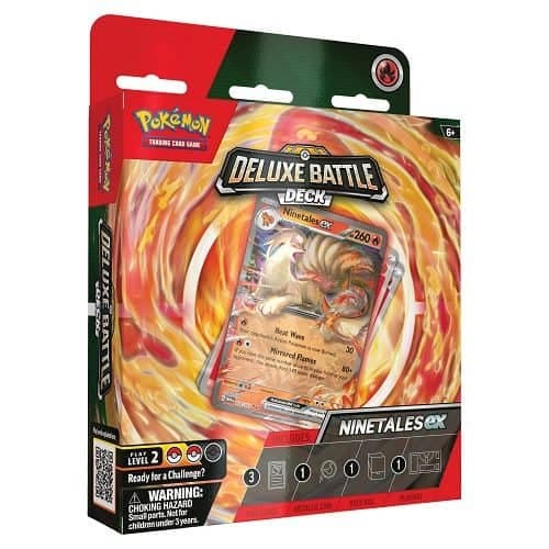 Ninetales ex Deluxe Battle Deck, produktfoto