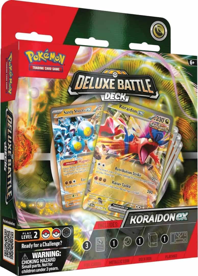 Koraidon ex Deluxe Battle Deck, produktfoto